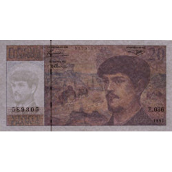 F 66bis-03 - 1992 - 20 francs - Debussy - Série E.036 - Etat : SUP+