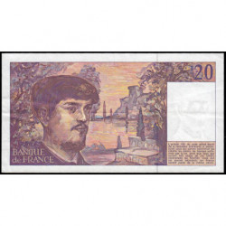 F 66bis-04 - 1993 - 20 francs - Debussy - Série A.038 - Etat : TTB