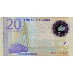 Maroc - Pick 78 - 20 dirhams - 2019 - Polymère commémoratif - Etat : NEUF