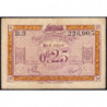 Allemagne - R.C.F.T.O. - Pirot 135-3 - Série B.3 - 25 centimes - 1923 - Etat : TB