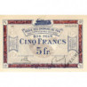 Allemagne - R.C.F.T.O. - Pirot 135-6 - Spécimen - 5 francs - 1923 - Etat : NEUF