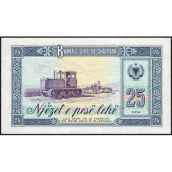 Albanie - Pick 37a - 25 lekë - Série BP - 1964 - Etat : NEUF