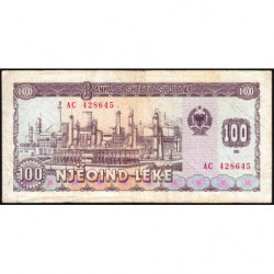 Albanie - Pick 47a - 100 lekë - Série AC - 1991 - Etat : TB
