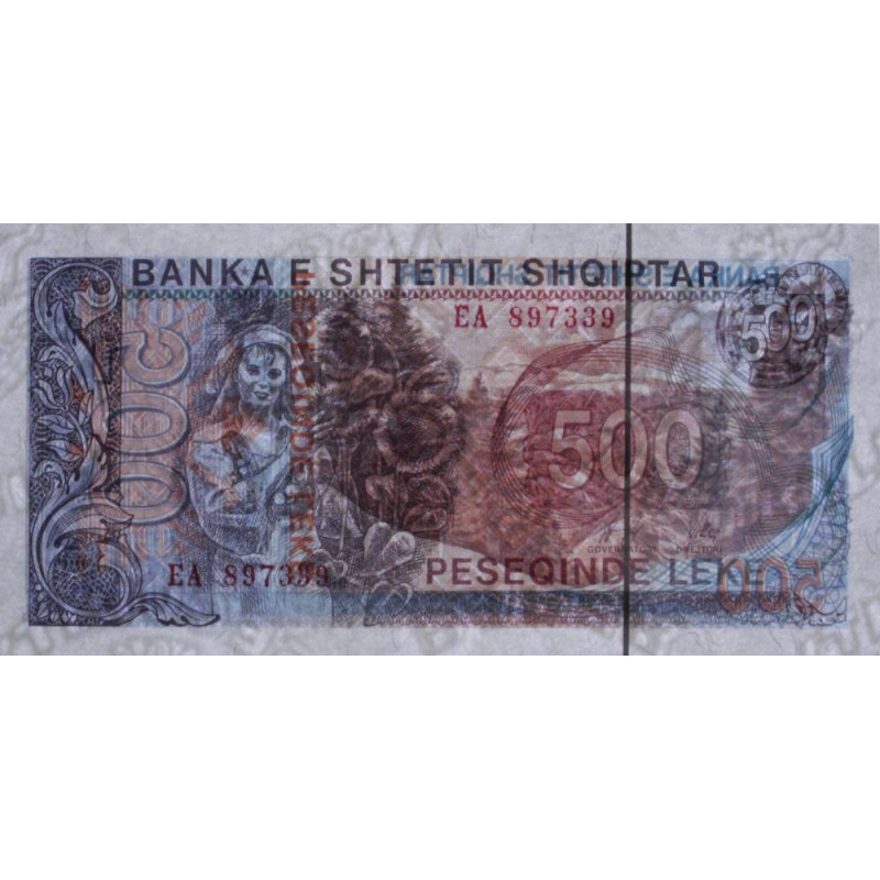 Albanie - Pick 48b - 500 lek - Srie EA - 1996 - Etat : NEUF