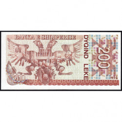 Albanie - Pick 59a - 200 lekë - Série FH - 1996 - Etat : pr.NEUF