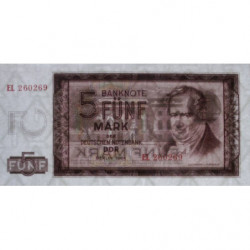 Allemagne RDA - Pick 22a - 5 mark der Deutschen Notenbank - 1964 - Etat : NEUF