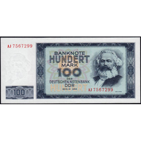 Allemagne RDA - Pick 26a - 100 mark der Deutschen Notenbank - 1964 - Etat : NEUF