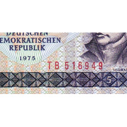 Allemagne RDA - Pick 27b - 5 mark der DDR - 1987 - Etat : NEUF