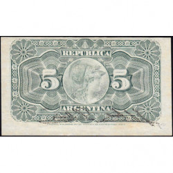 Argentine - Pick 209_4 - 5 centavos - Série C - 01/11/1891 - Etat : pr.NEUF
