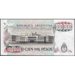Argentine - Pick 308b - 100'000 pesos - Série B - 1980 - Etat : NEUF