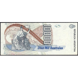 Argentine - Pick 334a - 10'000 australes - Série B - 1989 - Etat : NEUF