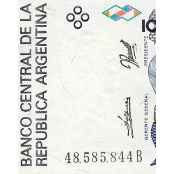 Argentine - Pick 334a - 10'000 australes - Série B - 1989 - Etat : NEUF