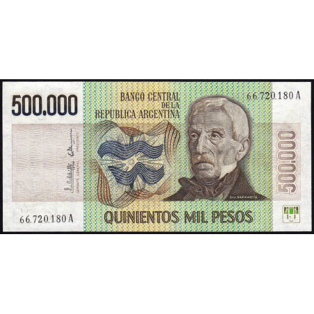 Argentine - Pick 309_2 - 500'000 pesos - Série A - 1981 - Etat : SPL