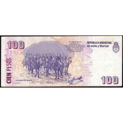 Argentine - Pick 357a_4 - 100 pesos - Série X - 2010 - Etat : TB+