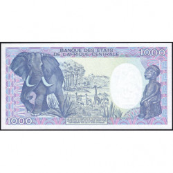 Gabon - Pick 10a_3 - 1'000 francs - Série P.09 - 1990 - Etat : SPL