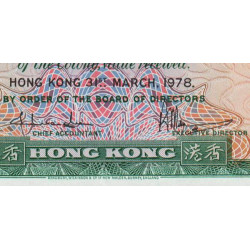 Hong Kong - HSBC - Pick 182h_2 - 10 dollars - Série RJ - 31/03/1978 - Etat : NEUF