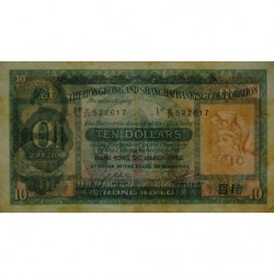 Hong Kong - HSBC - Pick 182j_1 - 10 dollars - Série H/21 - 31/03/1982 - Etat : TB