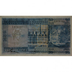 Hong Kong - HSBC - Pick 184h_2 - 50 dollars - Série A/6 - 31/03/1983 - Etat : pr.NEUF