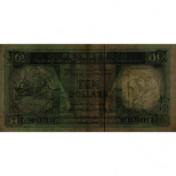Hong Kong - HSBC - Pick 191a_3 - 10 dollars - Série NF - 01/01/1987 - Etat : TB