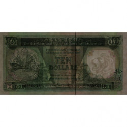 Hong Kong - HSBC - Pick 191a_3 - 10 dollars - Série PB - 01/01/1987 - Etat : NEUF