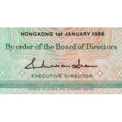 Hong Kong - HSBC - Pick 191b - 10 dollars - Série RS - 01/01/1988 - Etat : NEUF