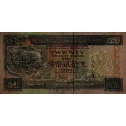 Hong Kong - HSBC Limited - Pick 201c_2 - 20 dollars - Série AR - 01/07/1997 - Etat : SUP