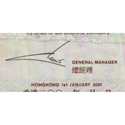 Hong Kong - HSBC Limited - Pick 201d_4 - 20 dollars - Série PG - 01/01/2001 - Etat : TTB-