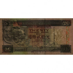 Hong Kong - HSBC Limited - Pick 201d_4 - 20 dollars - Série PG - 01/01/2001 - Etat : TTB-