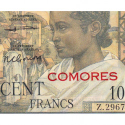 Comores - Pick 3b_2 - 100 francs - Série Z.2967 - 1963 - Etat : pr.NEUF