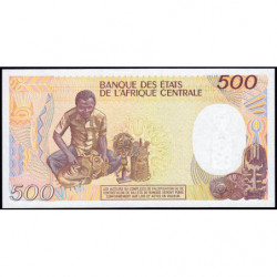 Cameroun - Pick 24a_4 - 500 francs - Série M.03 - 01/01/1988 - Etat : NEUF