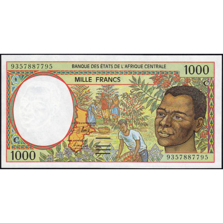 Congo (Brazzaville) - Afr. Centrale - Pick 102Ca - 1'000 francs - 1993 - Etat : NEUF