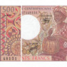 Centrafrique - Pick 9_3 - 500 francs - Série W.7 - 01/06/1981 - Etat : NEUF