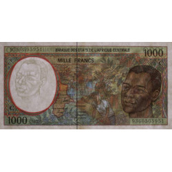 Congo (Brazzaville) - Afr. Centrale - Pick 102Ca - 1'000 francs - 1993 - Etat : TB+