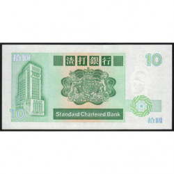 Hong Kong - Pick 278c - Standard Chartered Bank - 10 dollars - 01/01/1990 - Etat : NEUF
