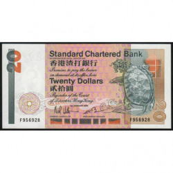 Hong Kong - Pick 279a - Standard Chartered Bank - 20 dollars - 01/01/1985 - Etat : NEUF