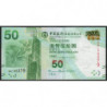 Hong Kong - Bank of China - Pick 342d - 50 dollars - Série BW - 01/01/2014 - Etat : NEUF