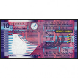 Hong Kong - Government - Pick 400a - 10 dollars - Série BE - 01/07/2002 - Etat : NEUF