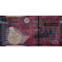 Hong Kong - Government - Pick 400c - 10 dollars - Série RV - 01/01/2005 - Etat : NEUF