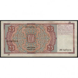 Hollande - Pick 50_2 - 25 gulden - 19/03/1941 - Etat : TTB