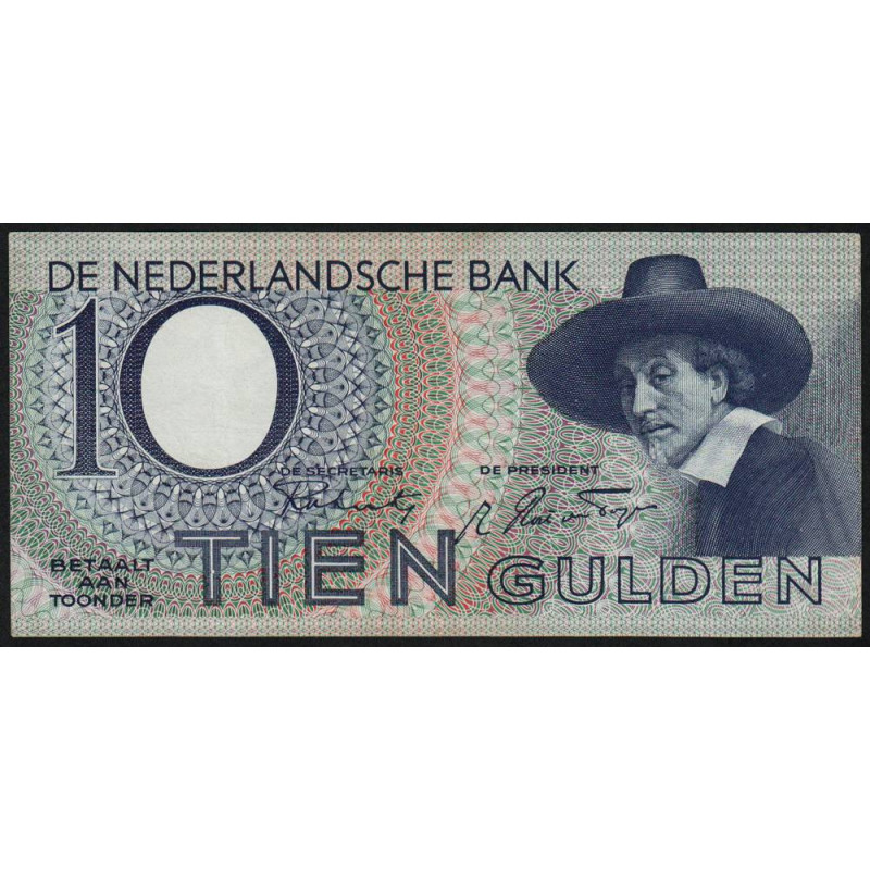 Hollande - Pick 59 - 10 gulden - 12/01/1944 - Etat : TTB+