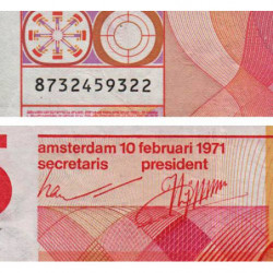 Hollande - Pick 92a - 25 gulden - 10/02/1971 - Etat : TB+