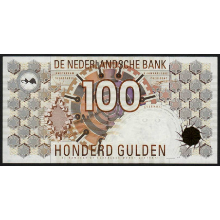 Hollande - Pick 101 - 100 gulden - 09/01/1992 - Etat : NEUF