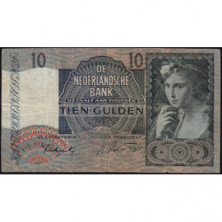 Hollande - Pick 56b - 10 gulden - 06/09/1941 - Etat : TB