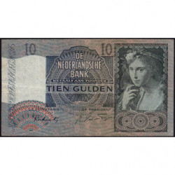 Hollande - Pick 56b - 10 gulden - 27/04/1942 - Etat : TB-