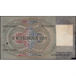 Hollande - Pick 56b - 10 gulden - 01/05/1942 - Etat : B