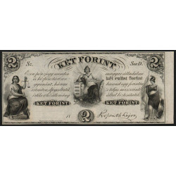 Hongrie - Emission de Philadelphie - Pick S 142r - 2 forint - 1852 - Etat : SPL