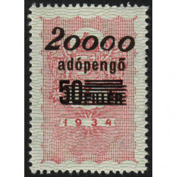 Hongrie - Timbre monnaie - 20'000 adópengö - 1946 - Etat : NEUF