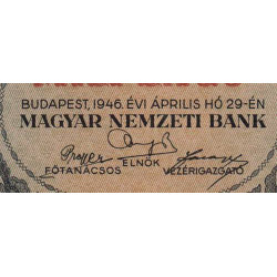 Hongrie - Pick 126 - 10'000 milpengö - Série A 203 - 29/04/1946 - Etat : NEUF