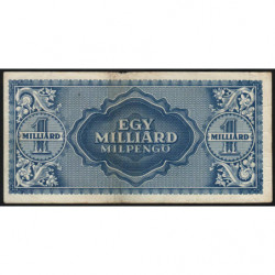 Hongrie - Pick 131 - 1'000'000'000 milpengö - Sans série - 03/06/1946 - Etat : TB+