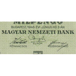 Hongrie - Pick 130 - 100'000'000 milpengö - Sans série - 03/06/1946 - Etat : NEUF